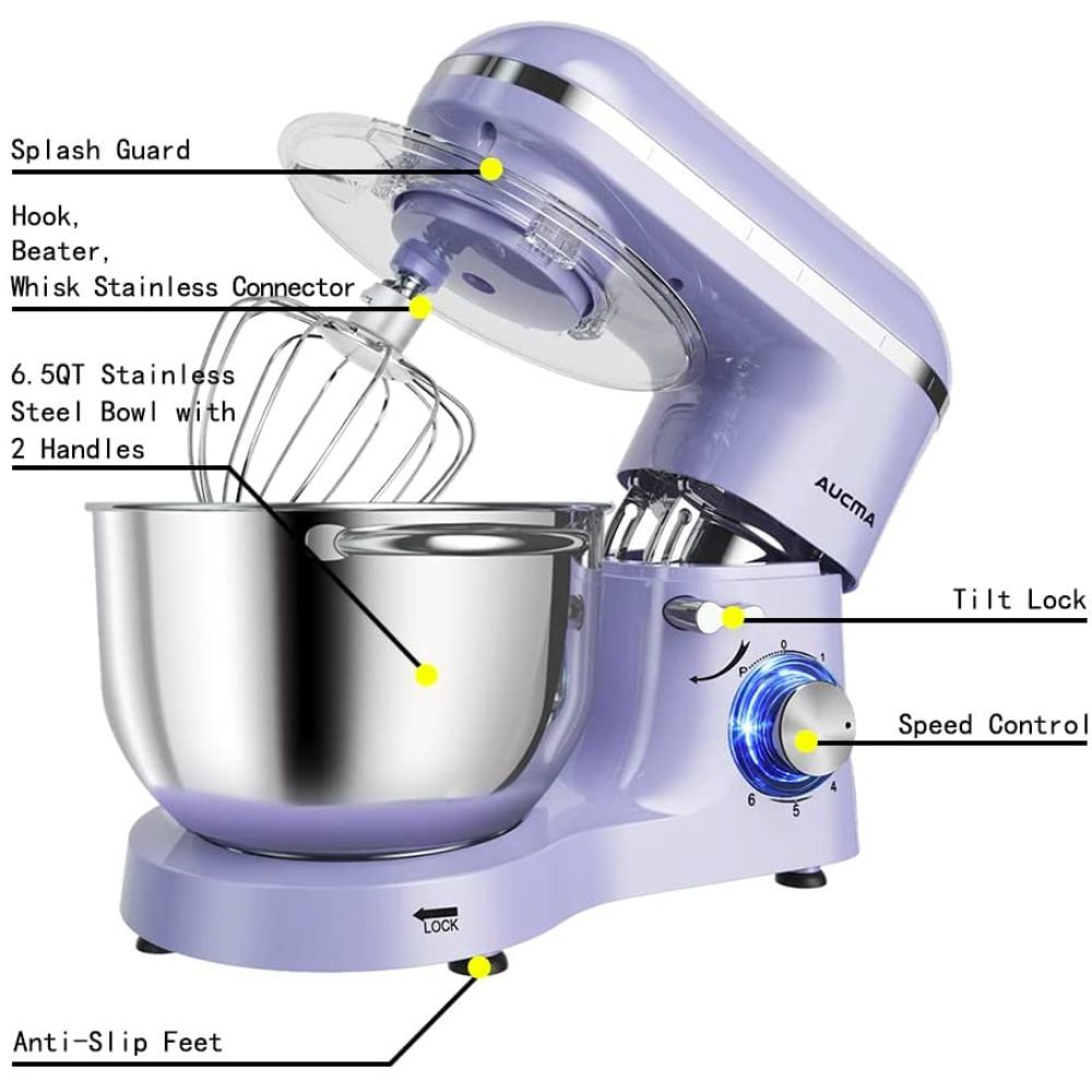 Aucma Stand mixer Features