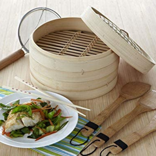 Imusa Traditional Asian Bamboo Steamer
