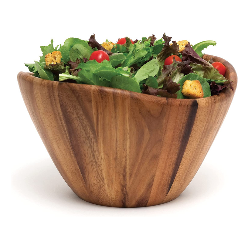 Lipper International Acacia Wave Serving Bowl