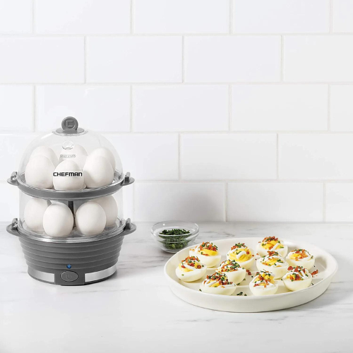 Chefman Electric Egg Boiler & Vegetable Steamer
