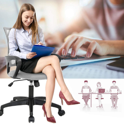 BestOffice Grey Office Chairs
