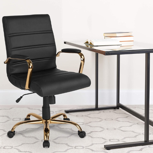 Flash Furniture Black Leather Office Chairs