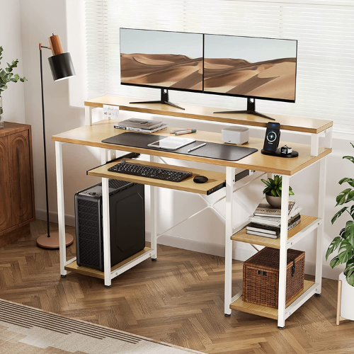 NOBLEWELL Home Office Desk for Multiple Monitor