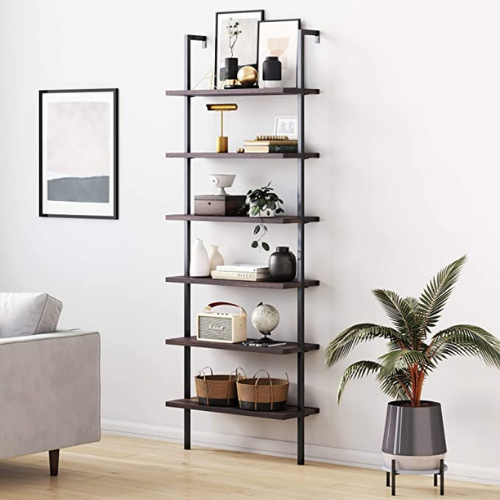 Nathan James Metal Ladder Bookcase