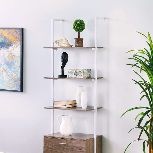 Ohuhu Metal Ladder Bookcase