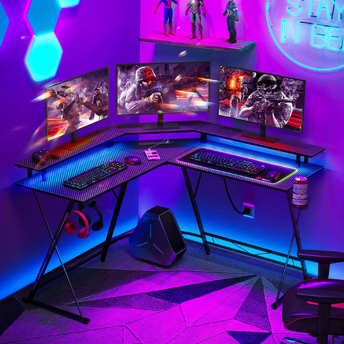 SEVEN WARRIOR Home Office Desk for Multiple Monitor