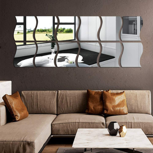 Beser Lee wavy wall mirror