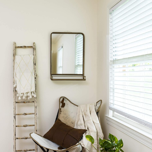 Creative Co-Op brass vanity mirror