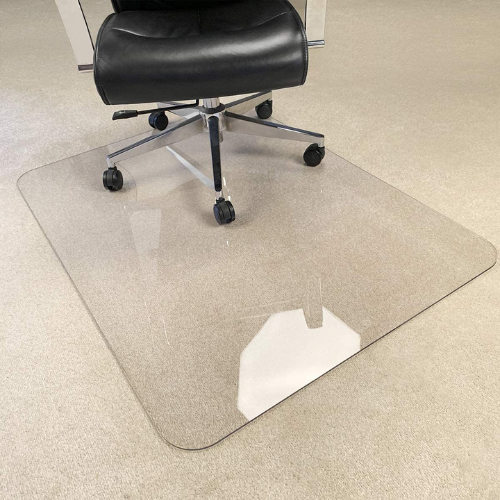 MuArts Glass chair mat for carpet