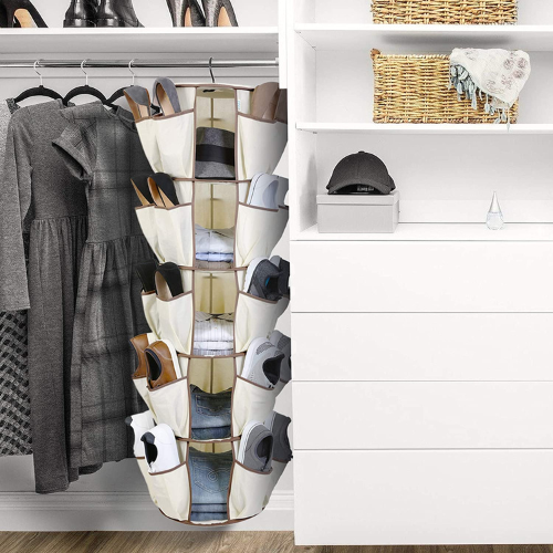 Smart Design Rotating shoe rack