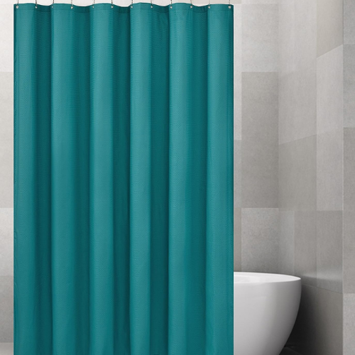 Barossa Design teal shower curtain