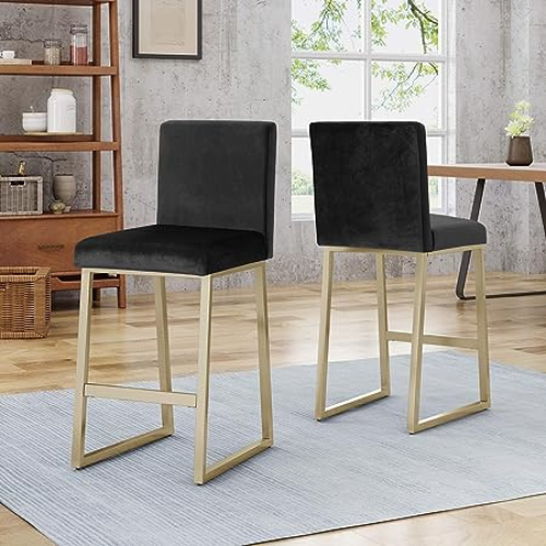 Great Deal Furniture brass bar stool
