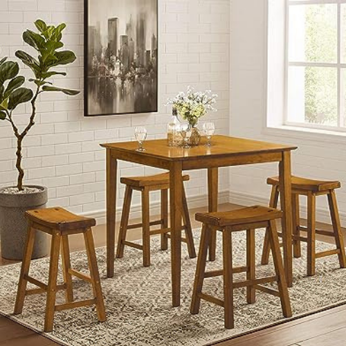 Lexicon oak bar stool