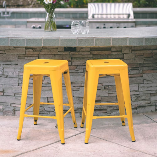 Vogue Furniture Direct yellow bar stool