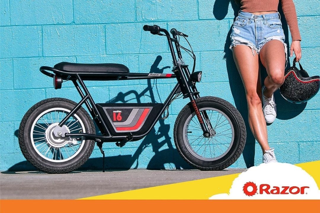 Unleash Your Inner Rebel - Experience the Thrill with the Best Electric Mini Bike Cruiser: Razor Rambler 16!
