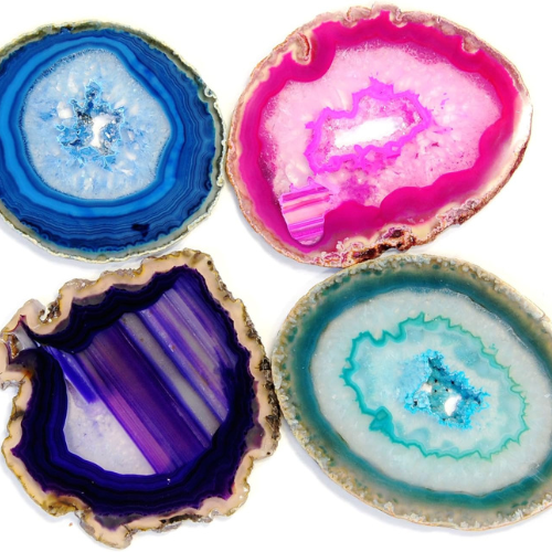 JIC Gem geode coasters