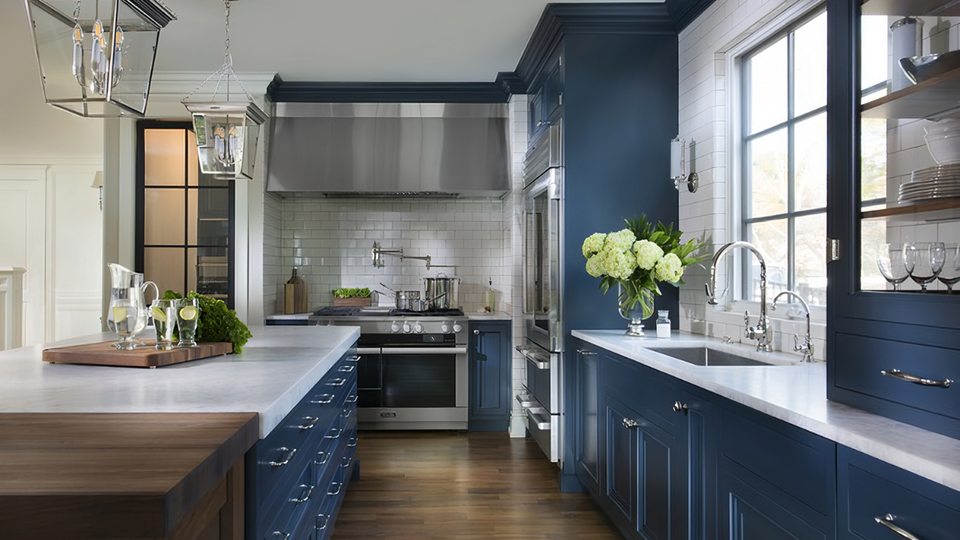 Best Navy blue kitchen decor