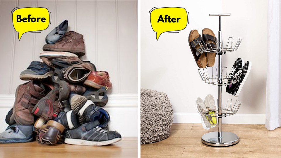 Rotating Shoe Rack