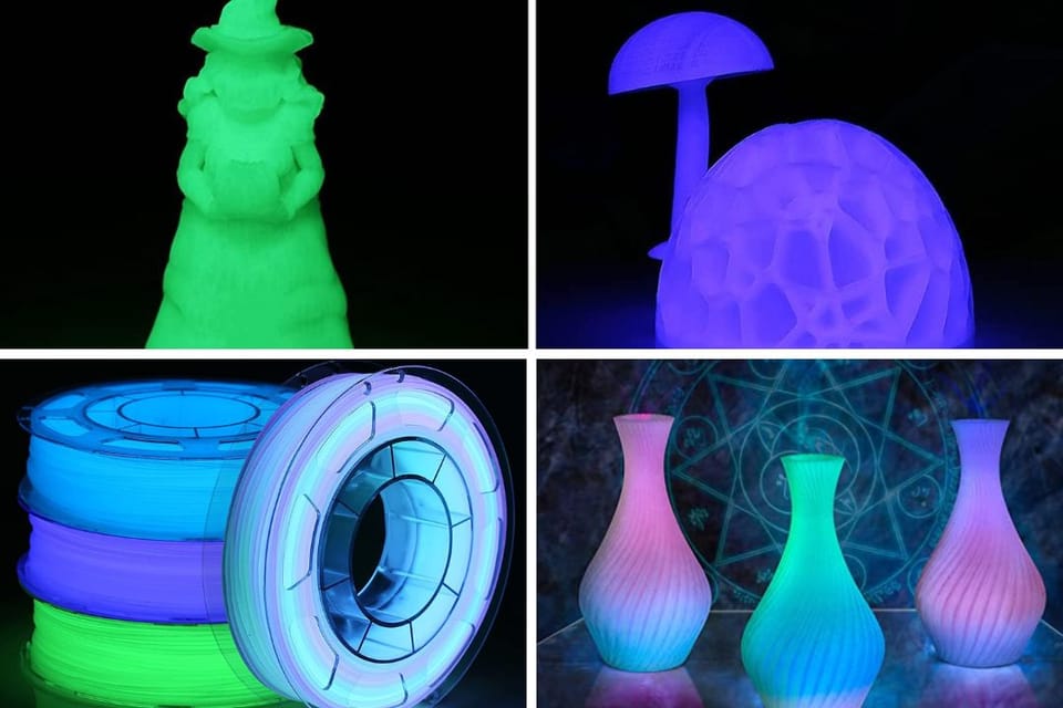 Light Up Your 3D Printing Projects: Reviewing 5 Glow in the Dark PLA Filaments