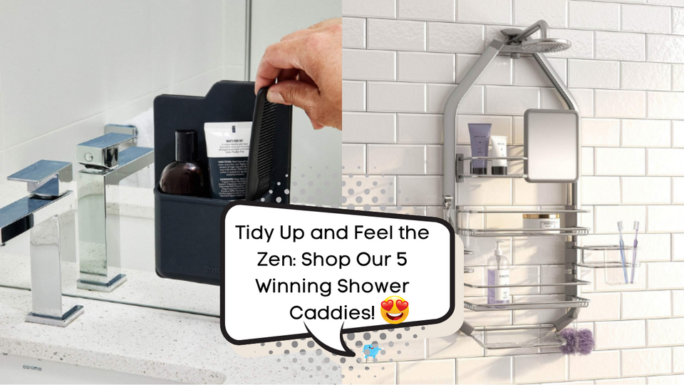 Declutter Your Bathroom with These Winning Picks of 5 Top-Rated Shower Caddies