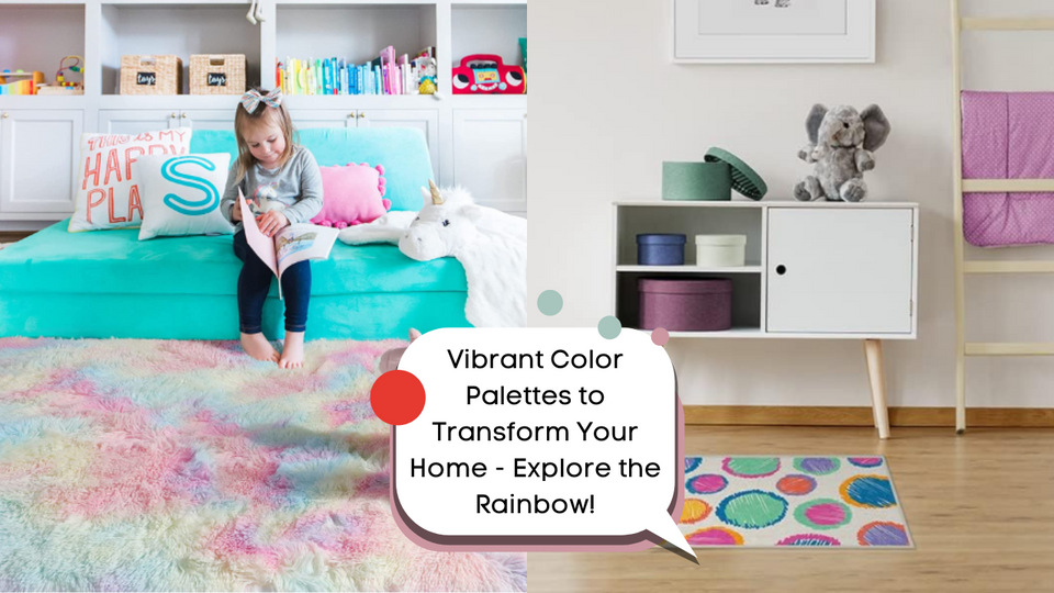 Discover a World of Color With These Eye-Catching Rainbow Rugs