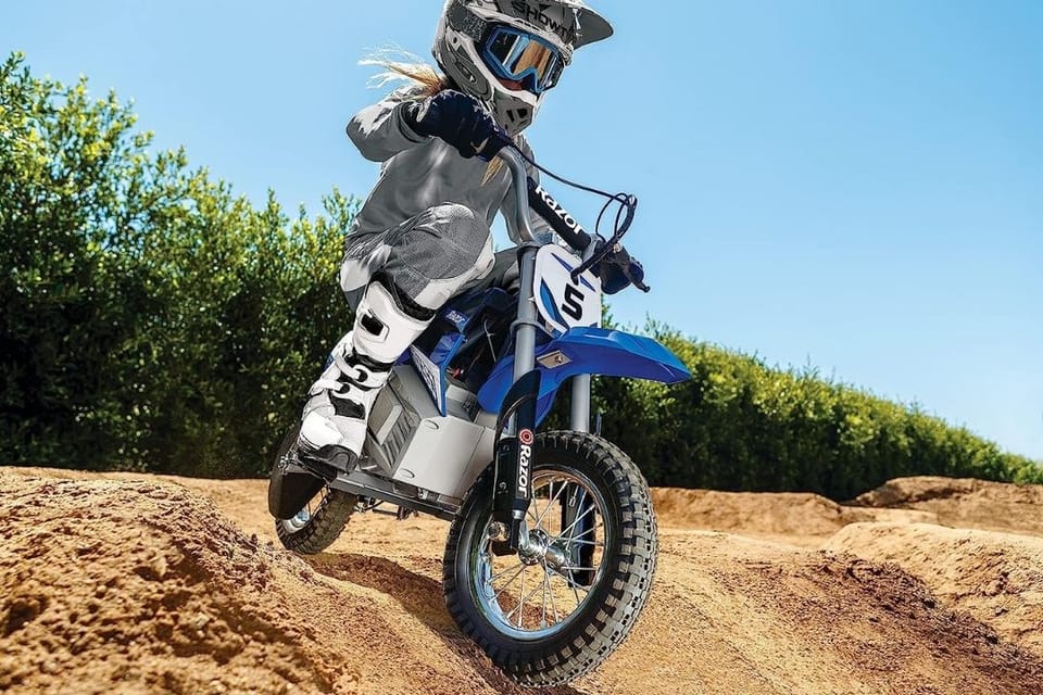 Experience the Thrill of Drifting with the Best Off-Road Electric Mini Bike: The Razor MX350 Dirt Rocket!