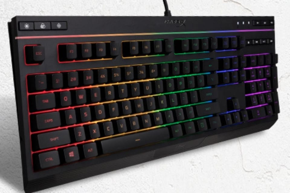 Unleash Your Full Gaming Potential with the Ultra-Quiet HyperX Alloy Core RGB Keyboard!