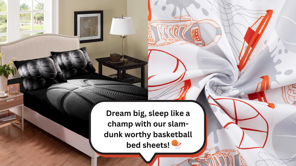 From Courtside to Bedroom: 5 Best Basketball Bed Sheets for Hoops Fanatics