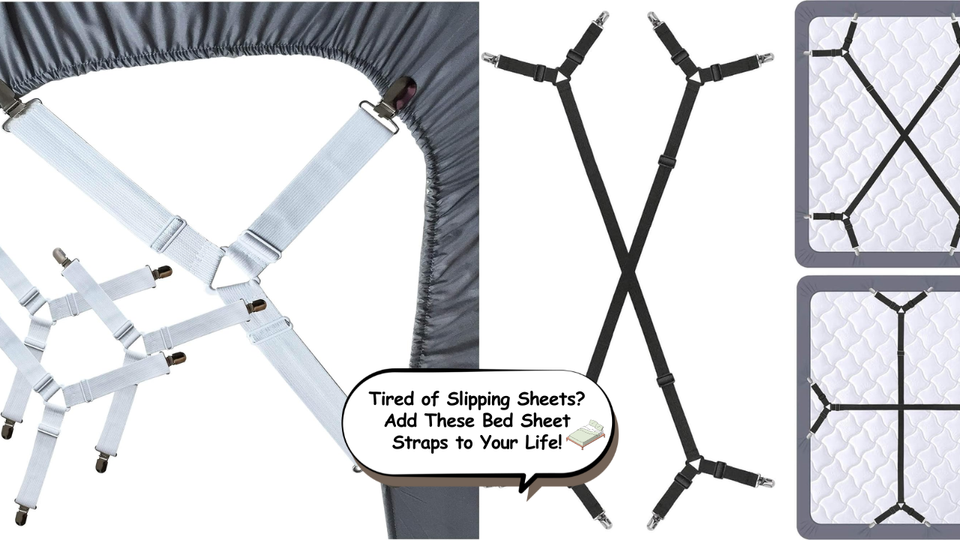 Say Goodbye to Slipping Sheets: 5 Must-Have Bed Sheet Straps!