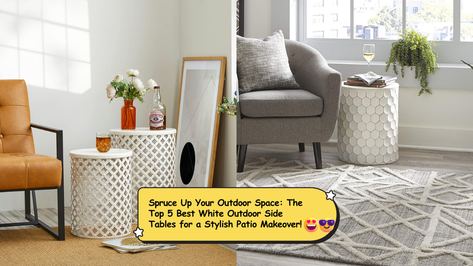 Best white outdoor side table